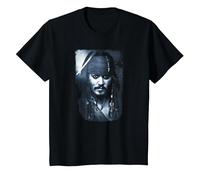 Disney Pirates of the Caribbean Captain Jack Photo Camiseta, Niños, Negro, 2 años