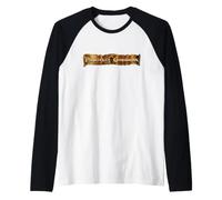 Disney Pirates of the Caribbean Official Movie Logo Banner Camiseta Manga Raglan