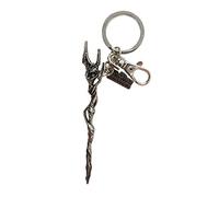 Disney Pirates of The Caribbean Trident Pewter Key Ring Novelty