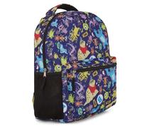 Disney Pixar All-Over Print Backpacs - Increíbles, Rey León, Monsters Inc, Toy Story - Mochila duradera para todas las edades, Azul, Classic