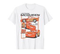 Disney Pixar Cars 2 Lighting MC Queen Take The Lead Poster Camiseta