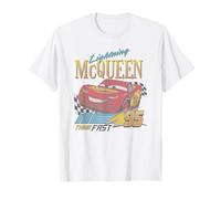 Disney Pixar Cars 2 Lighting MC Queen Think Fast Portrait Camiseta