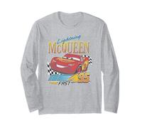 Disney Pixar Cars 2 Lighting MC Queen Think Fast Portrait Manga Larga
