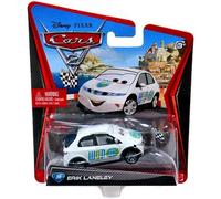 Disney Pixar CARS 2 Movie 1:55 Die Cast Car Erik Lanely # 39 (WGP Race Starter)