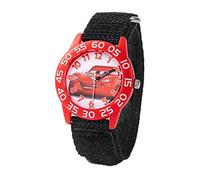 Disney Pixar Cars 3 - Reloj analógico de cuarzo con correa de nailon para niños, Black, Black, tira
