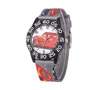 Disney Pixar Cars 3 - Reloj analógico de cuarzo con correa de nailon para niños, Gray, Gray, tira