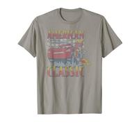 Disney Pixar Cars 4th of July Mcqueen American Classic Retro Camiseta