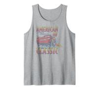 Disney Pixar Cars 4th Of July McQueen American Classic Retro Camiseta sin Mangas