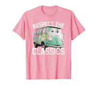 Disney Pixar Cars Fillmore Respect Classics Camiseta, Hombre, Rosado, L
