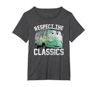 Disney Pixar Cars Fillmore Respect Classics Camiseta, Mujer tallas grandes, Jaspeado Oscuro, 1XL Grande