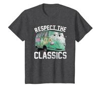 Disney Pixar Cars Fillmore Respect Classics Camiseta, Niños, Jaspeado Oscuro, 4 años