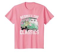 Disney Pixar Cars Fillmore Respect Classics Camiseta, Niños, Rosado, 6 años