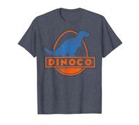 Disney Pixar Cars Iconic DINOCO Gas Station Logo Camiseta, Hombre, Azul Jaspeado, L