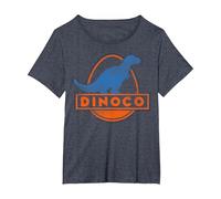 Disney Pixar Cars Iconic DINOCO Gas Station Logo Camiseta, Mujer tallas grandes, Azul Jaspeado, 6XL Grande