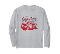 Disney Pixar Cars Legend of The Track! Mcqueen Retro Shot Manga Larga