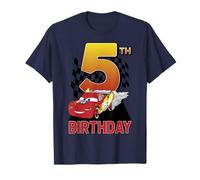 Disney Pixar Cars Lightning McQueen 5th Birthday Peel Out Camiseta