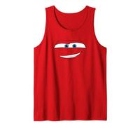 Disney Pixar Cars Lightning McQueen Big Face Camiseta sin Mangas