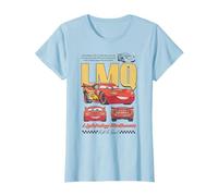 Disney Pixar Cars Lightning McQueen Specs Description Poster Camiseta