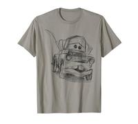 Disney Pixar Cars Mater Illustrated Line Art Graphic - Camiseta Camiseta