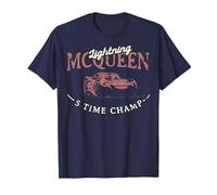 Disney Pixar Cars McQueen I'm A One Man Show Camiseta, Hombre, Azul Marino, M
