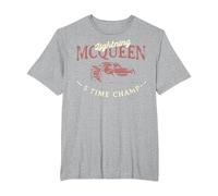 Disney Pixar Cars McQueen I'm A One Man Show Camiseta, Hombre tallas grandes, Gris Jaspeado, 2X Alto