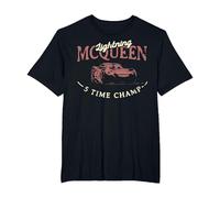 Disney Pixar Cars McQueen I'm A One Man Show Camiseta, Hombre tallas grandes, Negro, 2X Alto