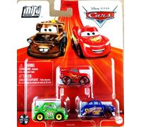 Disney Pixar Cars Mini Racers (Fabulous Hudson Hornet - Chick Hicks - Lightning McQueen) 3 unidades