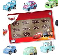 Disney Pixar Cars Minicorredores Pack de 10 vehículos de juguete coleccionables para niños, niñas y coleccionistas, a partir de 3 años, GRW27