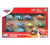 Disney Pixar Cars Minicorredores Pack de 10 vehículos de juguete coleccionables para niños, niñas y coleccionistas, a partir de 3 años, GRW27