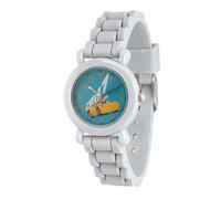 Disney Pixar Cars - Reloj para niños de 3 a 7 años con esfera brillante de personajes, gran regalo para niños, cara fácil de leer, bisel gris y correa de silicona gris, compra y obtén 1 reloj