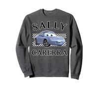 Disney Pixar Cars Sally Carerra Finish Sudadera, Unisex para adultos, Jaspeado Oscuro, M