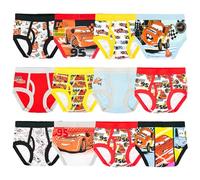 Disney Pixar Cars - Paquete de 12 Calzoncillos exclusivos para Aprender a IR al baño con Tabla de éxito y calcomanías 2/3t-5t, Paquete de 12 Calzoncillos Cars, 2-3 años