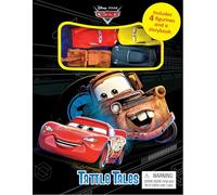 Disney / Pixar Cars Tattle Tales - Activity Books for kids, 12-page storybook, 4 figurines