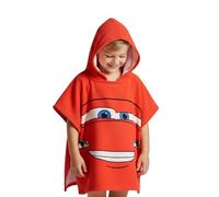 Disney Pixar Cars Toalla Poncho para Niños, Toalla de Playa, Toalla de Baño con Capucha, Toalla Natación Infantil