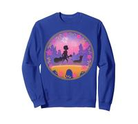 Disney Pixar Coco Miguel Dante Bridge Fireworks Sudadera, Unisex para adultos, Azul Real, S
