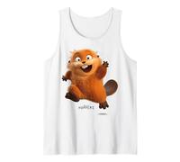 Disney Pixar Hoppers Beaver Mable Running Happy To Say Hello Camiseta sin Mangas