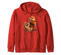 Disney Pixar Hoppers King George And Mabel Playing Together Sudadera con Capucha