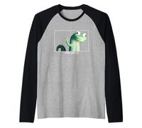 Disney Pixar Hoppers Tom Lizard Funny Face Empty Head Camiseta Manga Raglan