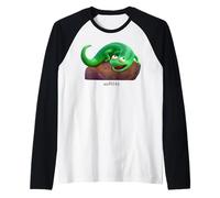 Disney Pixar Hoppers Tom Lizard Happy On A Rock Camiseta Manga Raglan
