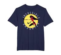 Disney Pixar Incredibles 2 Violet Incredibles Daughter Camiseta, Hombre Tallas Grandes, Azul Marino, 6X Alto