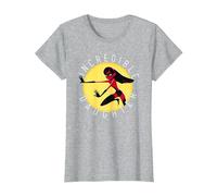 Disney Pixar Incredibles 2 Violet Incredibles Daughter Camiseta, Mujer, Gris Jaspeado, L