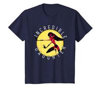 Disney Pixar Incredibles 2 Violet Incredibles Daughter Camiseta, Niños, Azul Marino, 6 años