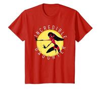 Disney Pixar Incredibles 2 Violet Incredibles Daughter Camiseta, Niños, Rojo, 6 años
