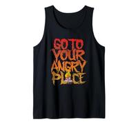 Disney Pixar Inside out Go To You Angry Place Distressed Camiseta sin Mangas