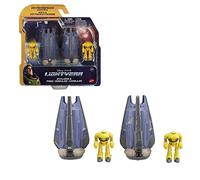 Disney Pixar Lightyear Pixar Lightyear Cyclops con nave enemiga Figura con nave de juguete, regalo para niños +4 años