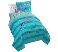 Disney Pixar Luca Here We Go Juego de cama de 5 piezas tamaρo individual Incluye edredσn y juego de sαbanas Microfibra sϊper suave resistente