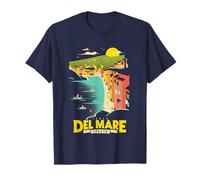 Disney Pixar Luca Isola del Mar Italia Distressed Big Poster Camiseta