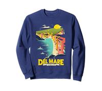 Disney Pixar Luca Isola del Mar Italia Distressed Big Poster Sudadera