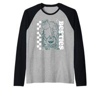 Disney Pixar Monsters Inc. Besties Mike Wazowski And Sully Camiseta Manga Raglan