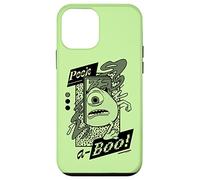 Disney PIXAR Monsters Inc. Mike Wazowski Peak-A-Boo Carcasa para iPhone 12 mini